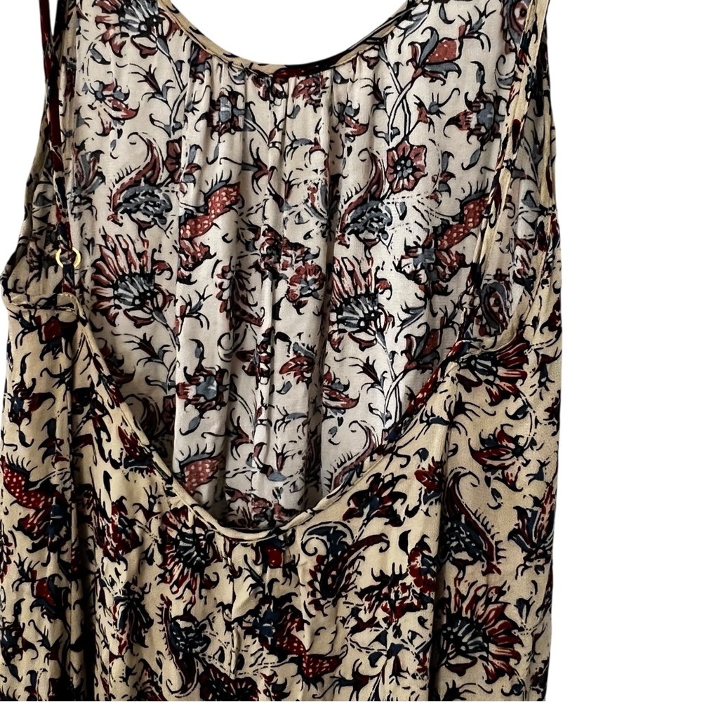 Flynn Skye Scoop Back Spaghetti Strap High Low Printed Maxi Dress Stitch Fix USA - Picture 7 of 16